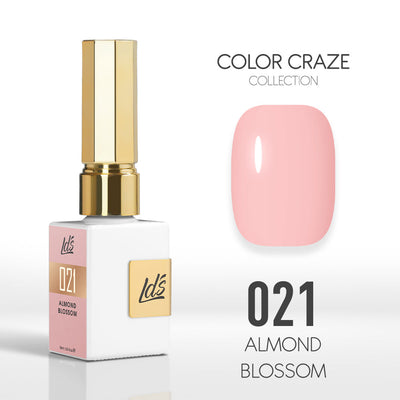 LDS Color Craze Gel Nail Polish - 021 Almond Blossom - 0.5oz