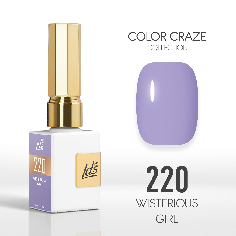 LDS Color Craze Gel Nail Polish - 220 Wisterious Girl - 0.5oz