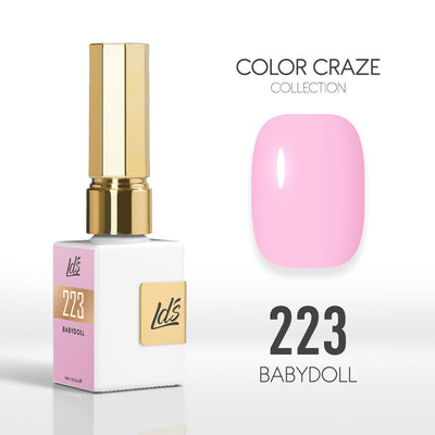 LDS Color Craze Gel Nail Polish - 223 Babydoll - 0.5oz