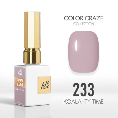 LDS Color Craze Gel Nail Polish - 233 Koala-ty Time - 0.5oz