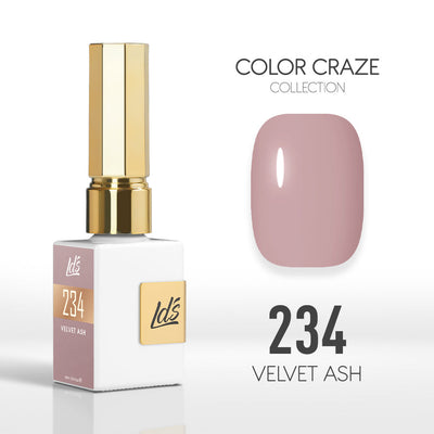 LDS Color Craze Gel Nail Polish - 234 Velvet Ash - 0.5oz