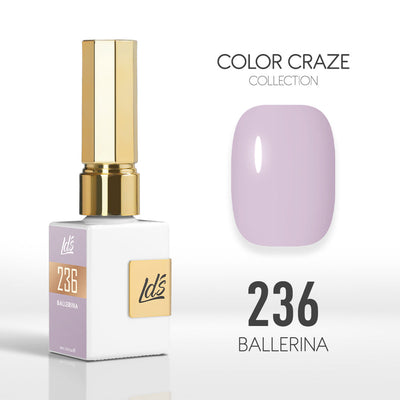 LDS Color Craze Gel Nail Polish - 236 Ballerina - 0.5oz