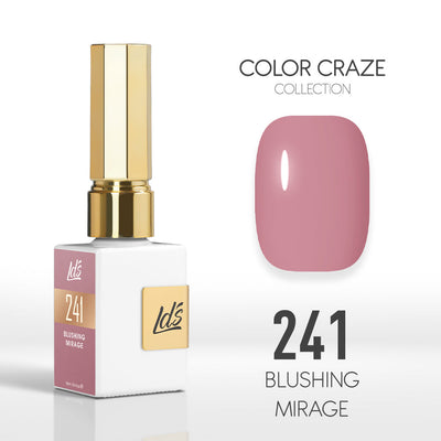 LDS Color Craze Gel Nail Polish - 241 Blushing Mirage - 0.5oz