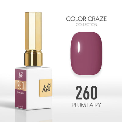 LDS Color Craze Gel Nail Polish - 260 Plum Fairy - 0.5oz