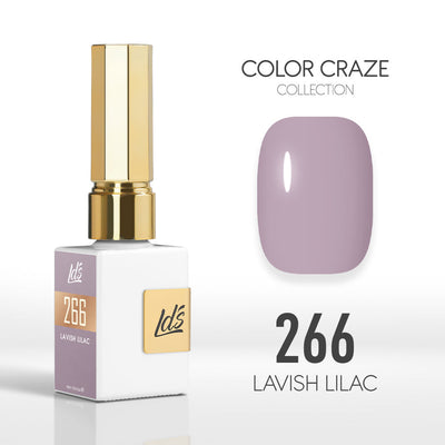 LDS Color Craze Gel Nail Polish - 266 Lavish Lilac - 0.5oz