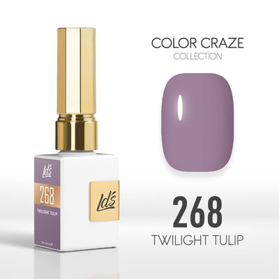 LDS Color Craze Gel Nail Polish - 268 Twilight Tulip - 0.5oz