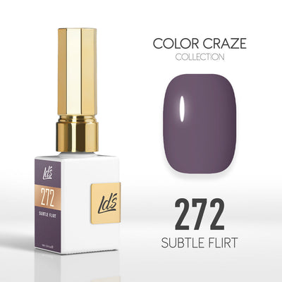 LDS Color Craze Gel Nail Polish - 272 Subtle Flirt - 0.5oz