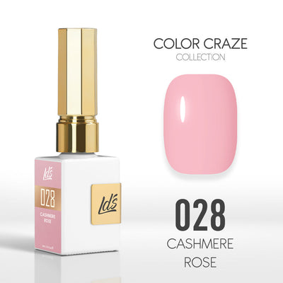 LDS Color Craze Gel Nail Polish - 028 Cashmere Rose - 0.5oz