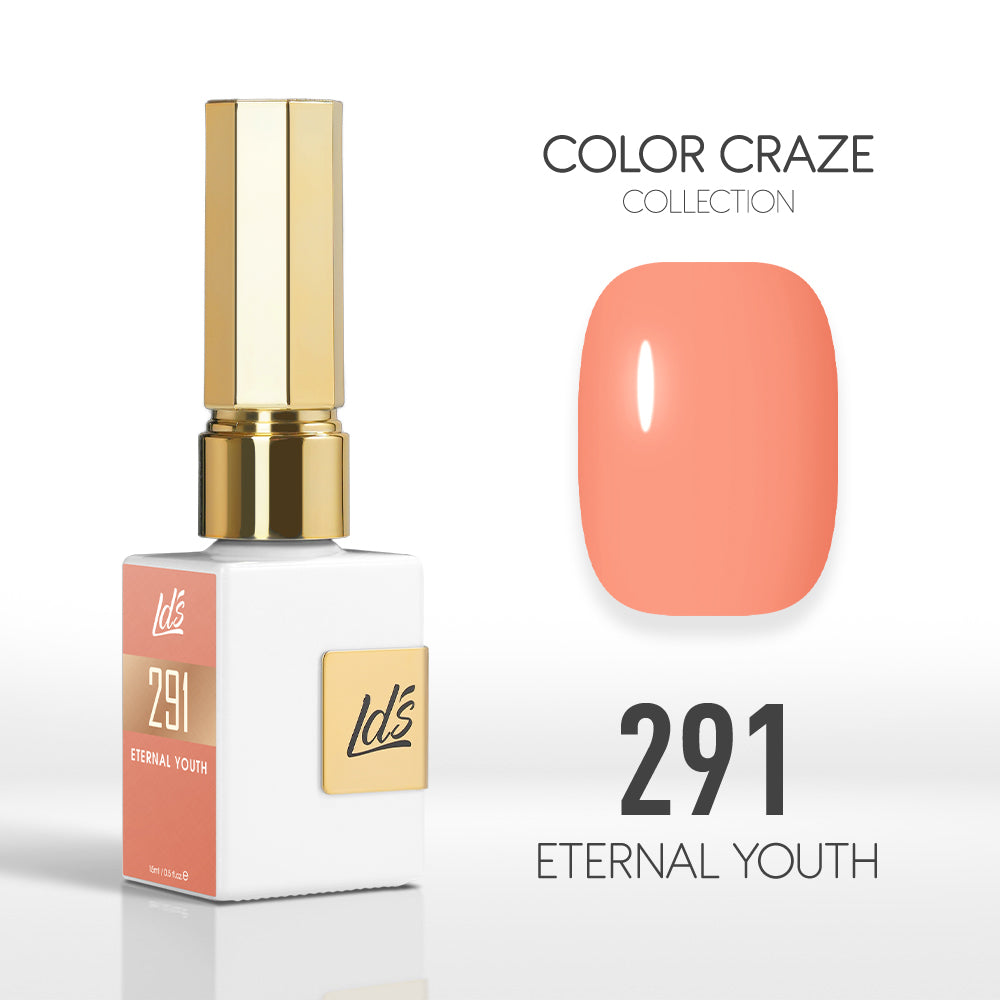 LDS Color Craze Gel Nail Polish - 291 Eternal Youth - 0.5oz