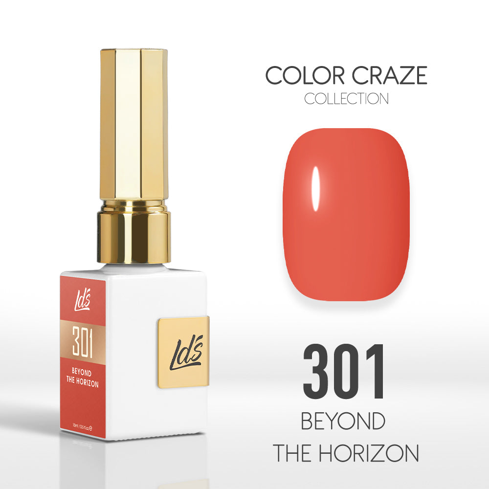 LDS Color Craze Gel Nail Polish - 301 Beyond the Horizon - 0.5oz