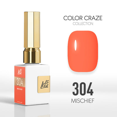 LDS Color Craze Gel Nail Polish - 304 Mischief - 0.5oz