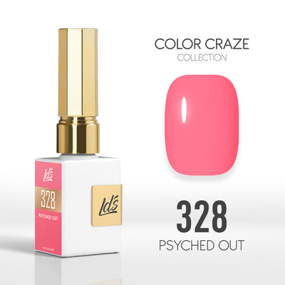 LDS Color Craze Gel Nail Polish - 328 Psyched Out - 0.5oz