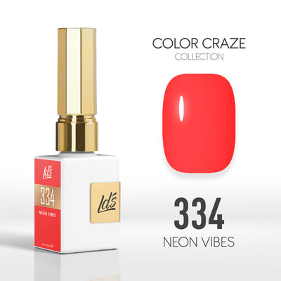 LDS Color Craze Gel Nail Polish - 334 Neon Vibes - 0.5oz