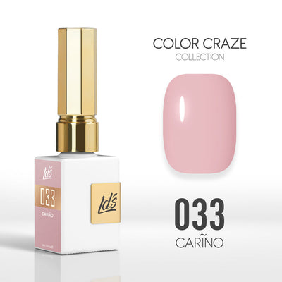 LDS Color Craze Gel Nail Polish - 033 Cariño - 0.5oz