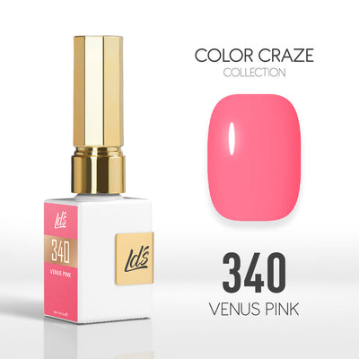 LDS Color Craze Gel Nail Polish - 340 Venus Pink - 0.5oz