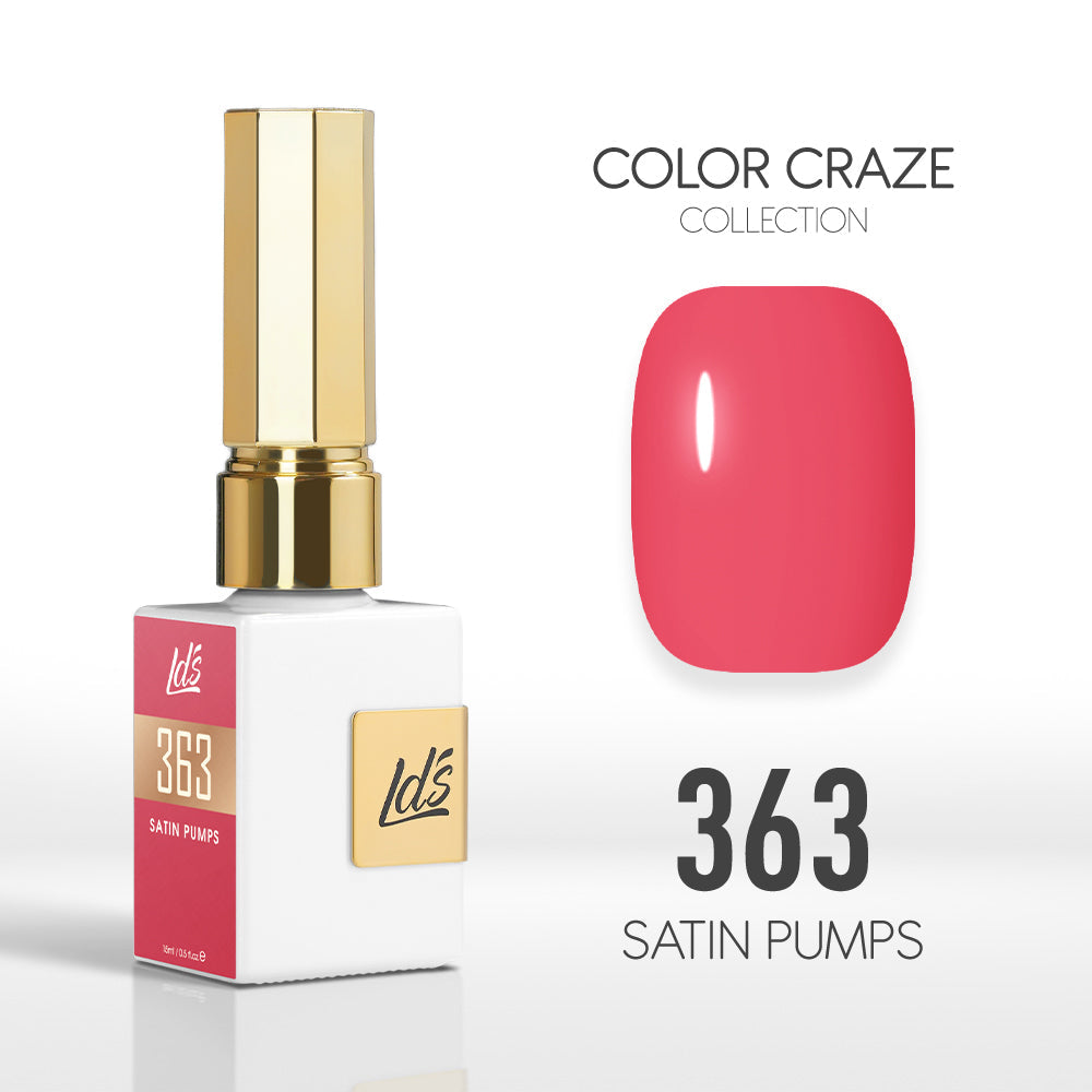 LDS Color Craze Gel Nail Polish - 363 Satin Pumps - 0.5oz