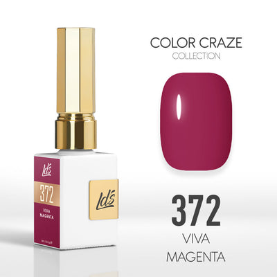 LDS Color Craze Gel Nail Polish - 372 Viva Magenta - 0.5oz