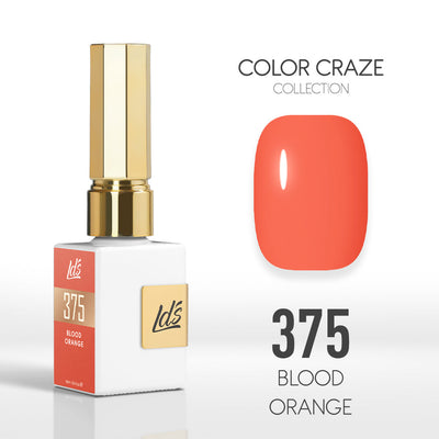 LDS Color Craze Gel Nail Polish - 375 Blood Orange - 0.5oz