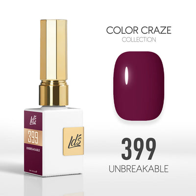 LDS Color Craze Gel Nail Polish - 399 Unbreakable - 0.5oz