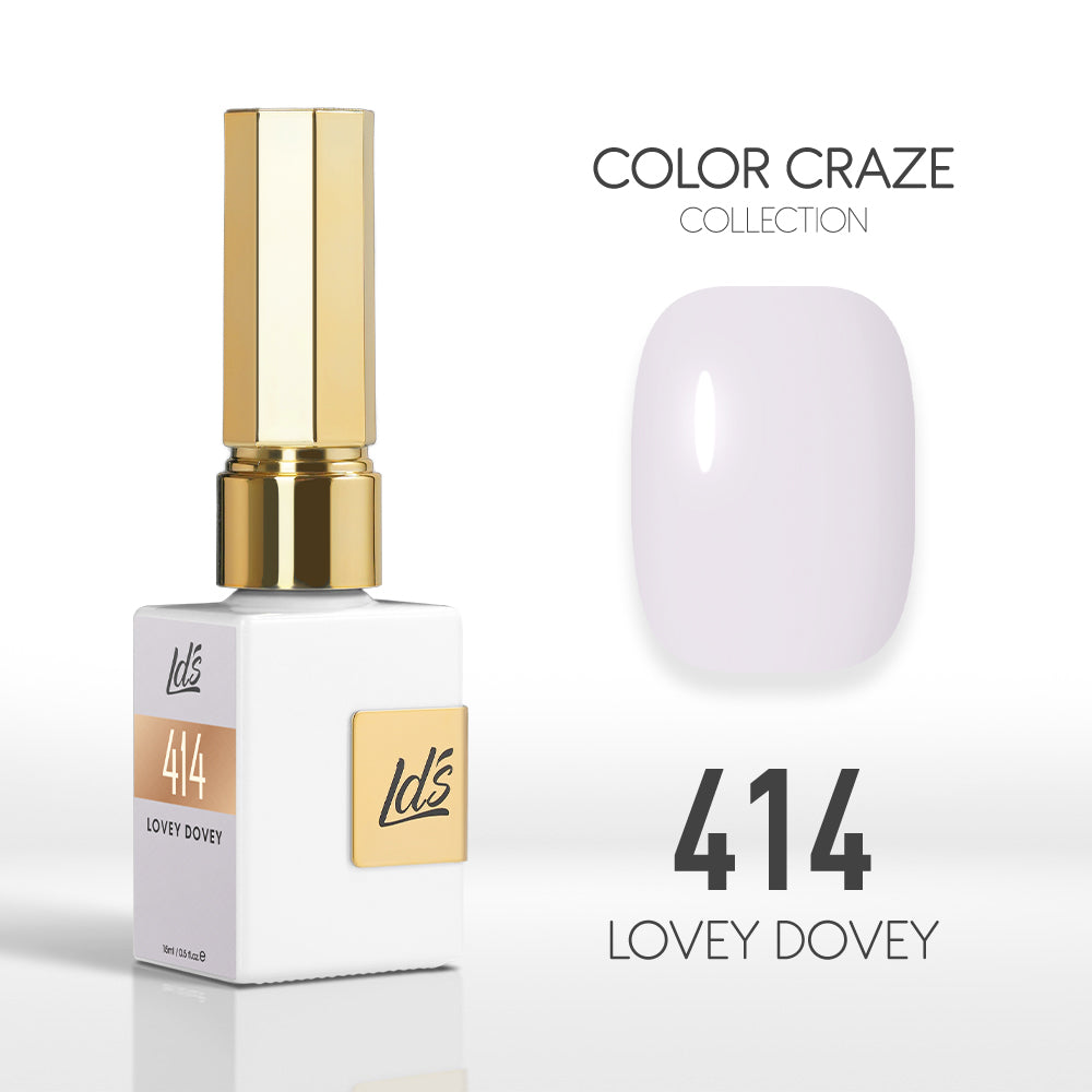 LDS Color Craze Gel Nail Polish - 414 Lovey Dovey - 0.5oz