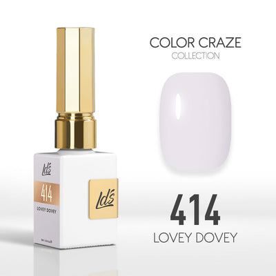 LDS Color Craze Gel Nail Polish - 414 Lovey Dovey - 0.5oz