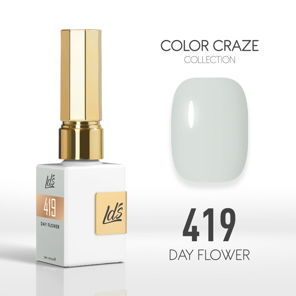 LDS Color Craze Gel Nail Polish - 419 Day Flower - 0.5oz