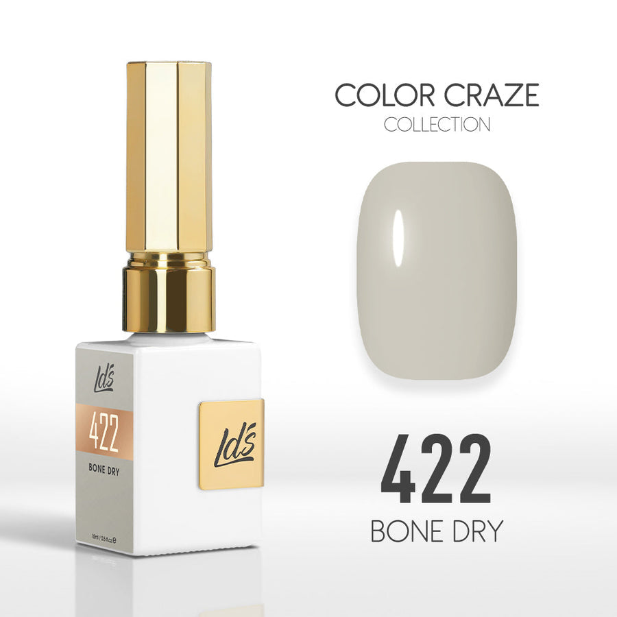 LDS Color Craze Gel Nail Polish - 422 Bone Dry - 0.5oz