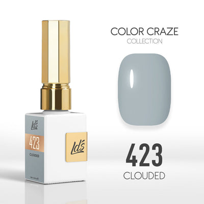 LDS Color Craze Gel Nail Polish - 423 Clouded - 0.5oz