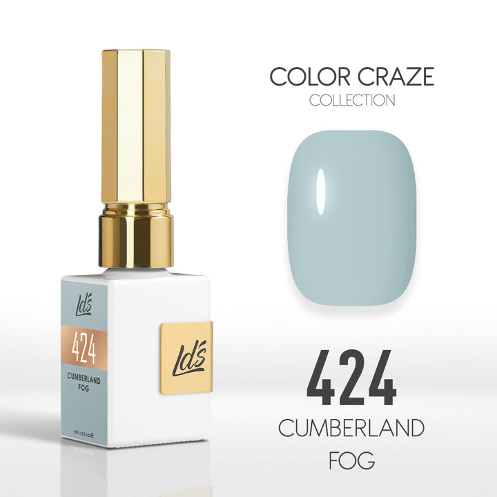 LDS Color Craze Gel Nail Polish - 424 Cumberland Fog - 0.5oz