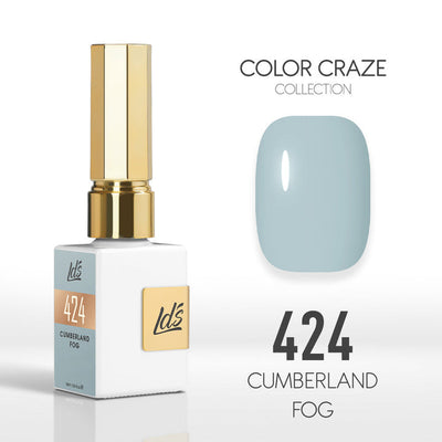 LDS Color Craze Gel Nail Polish - 424 Cumberland Fog - 0.5oz