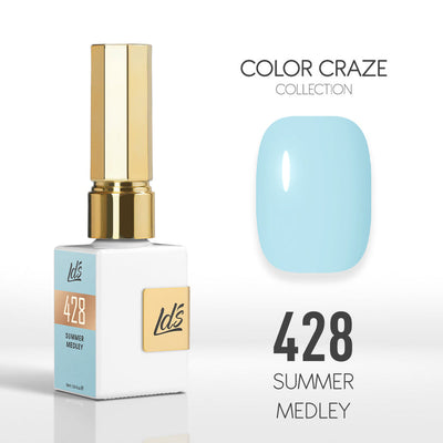 LDS Color Craze Gel Nail Polish - 428 Summer Medley - 0.5oz