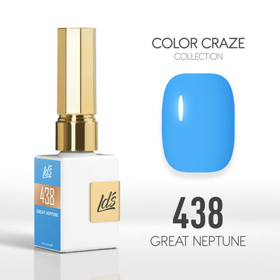 LDS Color Craze Gel Nail Polish - 438 Great Neptune - 0.5oz