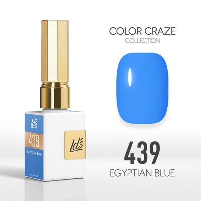 LDS Color Craze Gel Nail Polish - 439 Egyptian Blue - 0.5oz