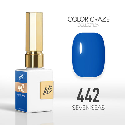 LDS Color Craze Gel Nail Polish - 442 Seven Seas - 0.5oz