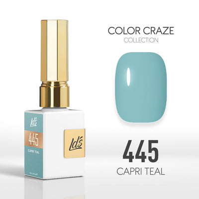 LDS Color Craze Gel Nail Polish - 445 Capri Teal - 0.5oz