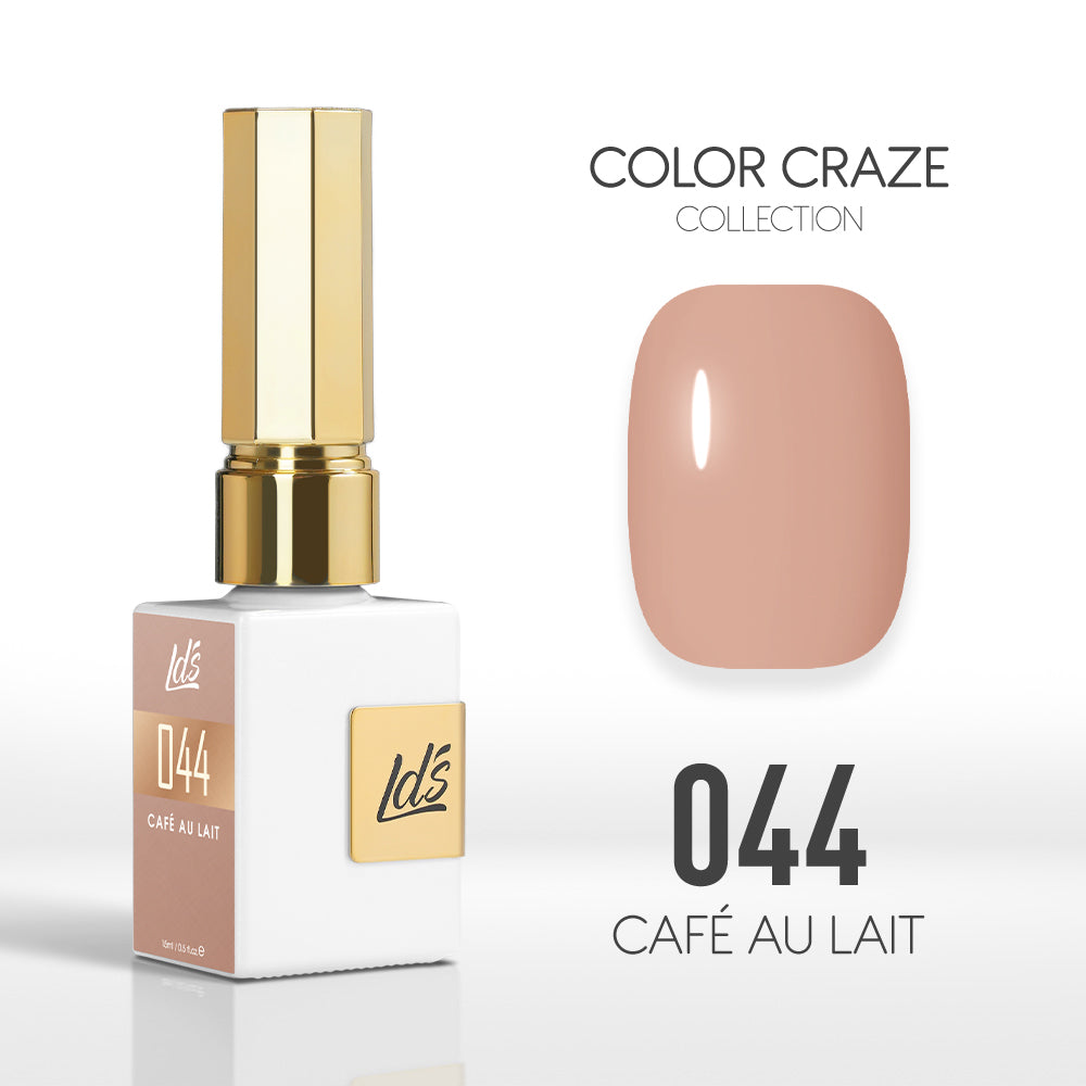 LDS Color Craze Gel Nail Polish - 044 Café Au Lait - 0.5oz