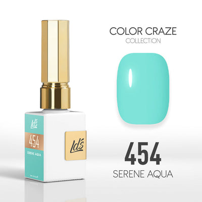 LDS Color Craze Gel Nail Polish - 454 Serene Aqua - 0.5oz