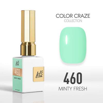 LDS Color Craze Gel Nail Polish - 460 Minty Fresh - 0.5oz