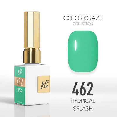 LDS Color Craze Gel Nail Polish - 462 Tropical Splash - 0.5oz