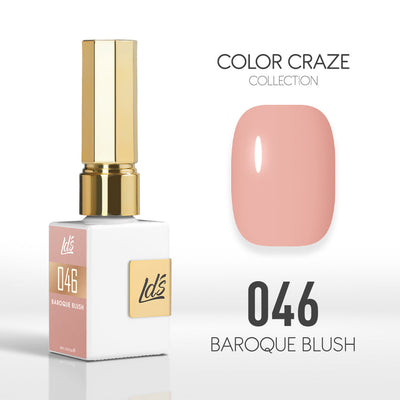 LDS Color Craze Gel Nail Polish - 046 Baroque Blush - 0.5oz