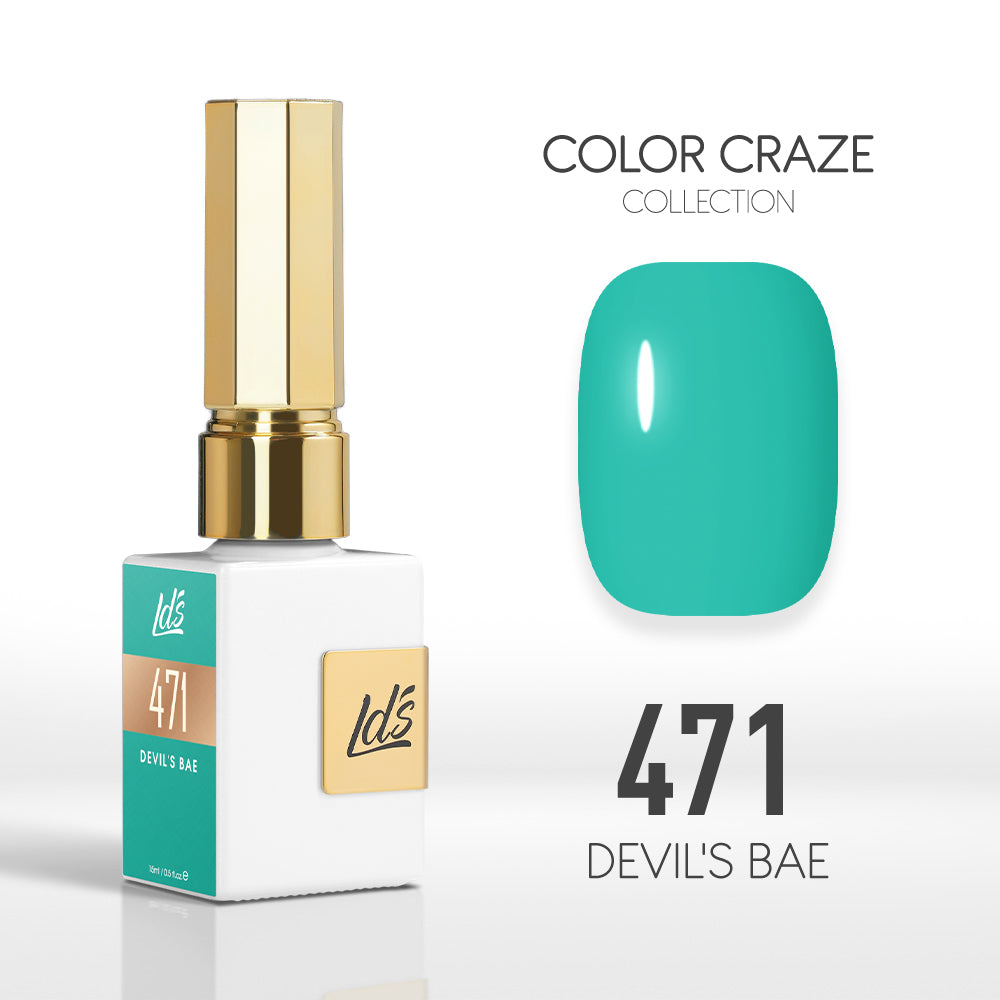 LDS Color Craze Gel Nail Polish - 471 Devil's Bae - 0.5oz