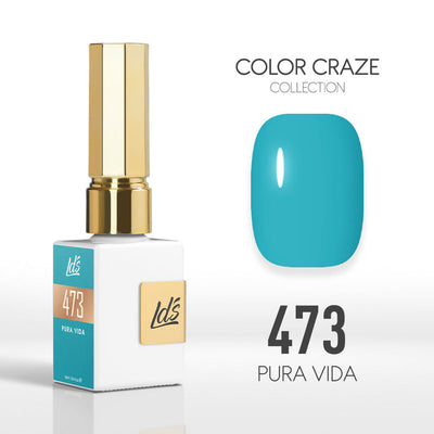 LDS Color Craze Gel Nail Polish - 473 Pura Vida - 0.5oz