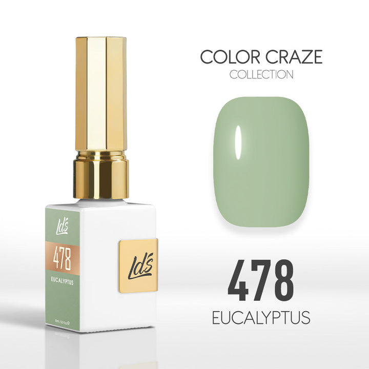 LDS Color Craze Gel Nail Polish - 478 Eucalyptus - 0.5oz – Skyline ...