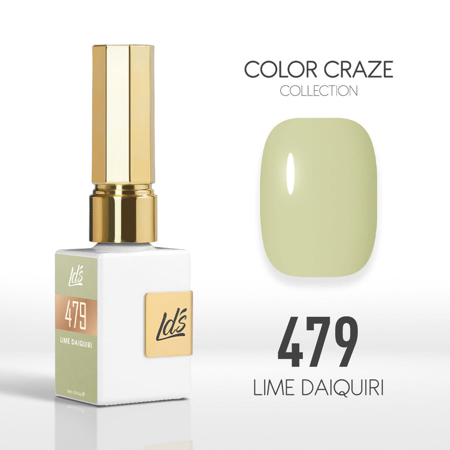 LDS Color Craze Gel Nail Polish - 479 Lime Daiquiri - 0.5oz