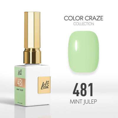 LDS Color Craze Gel Nail Polish - 481 Mint Julep - 0.5oz