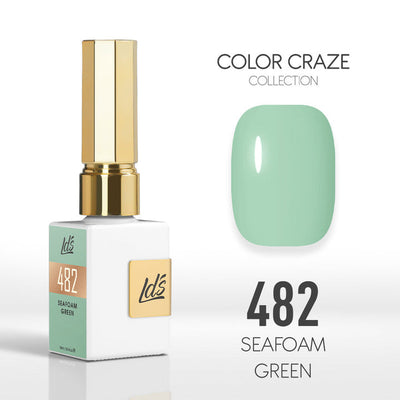 LDS Color Craze Gel Nail Polish - 482 Seafoam Green - 0.5oz