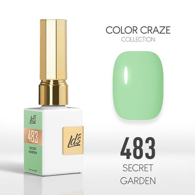 LDS Color Craze Gel Nail Polish - 483 Secret Garden - 0.5oz