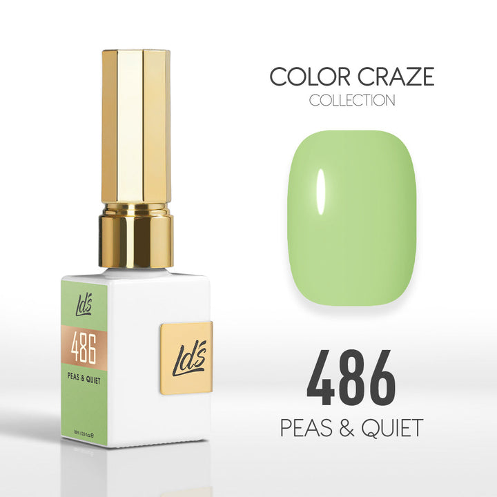 LDS Color Craze Gel Nail Polish - 486 Peas &amp; Quiet - 0.5oz