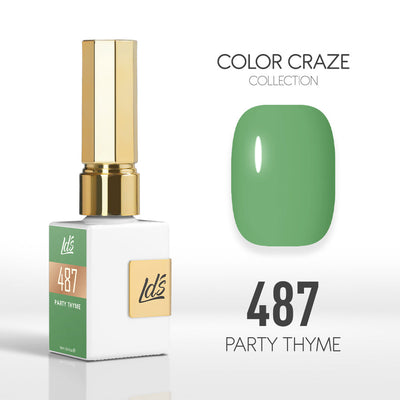 LDS Color Craze Gel Nail Polish - 487 Party Thyme - 0.5oz