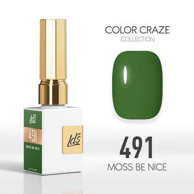 LDS Color Craze Gel Nail Polish - 491 Moss Be Nice - 0.5oz